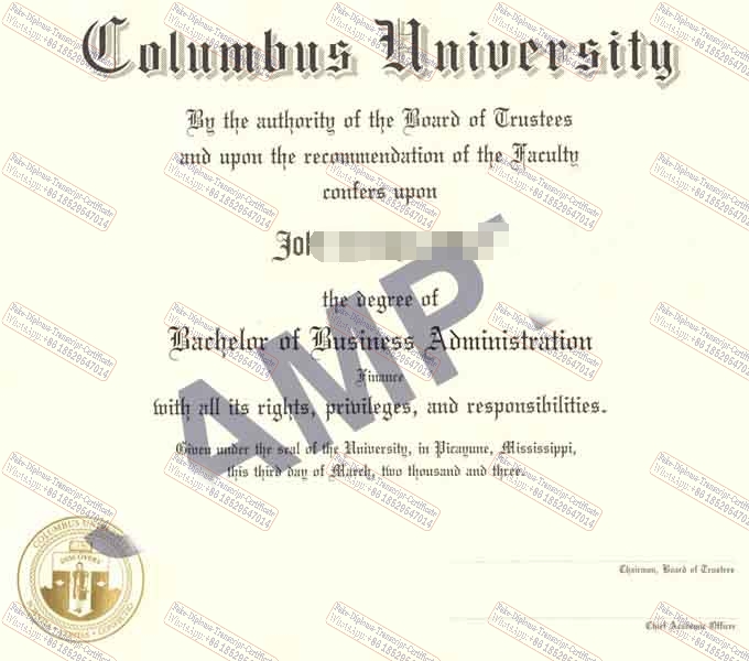 How to create fake Is it possible to buy fake columbus university Certificate Diploma