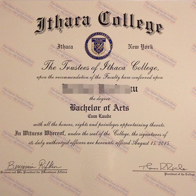 How to create fake Ithaca College Diploma