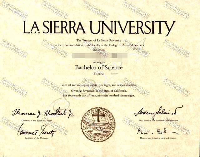 How to create fake La Sierra University Diploma