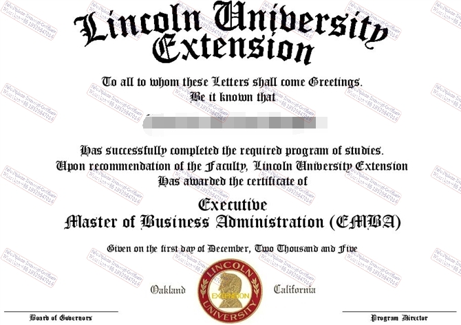 How to create fake Lincoln University Certificate