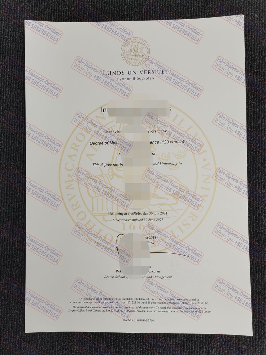 How to create fake Lund University Diploma