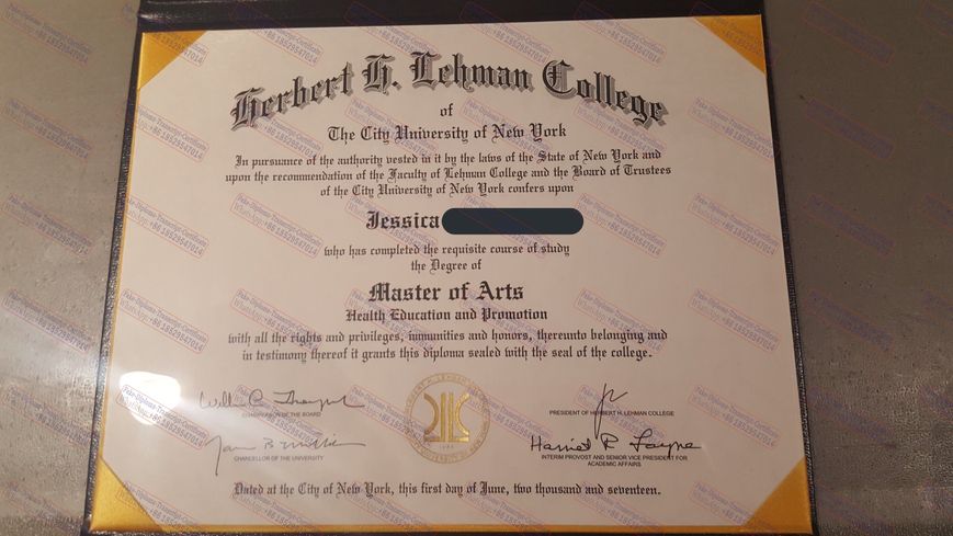 How to create fake Make fake CUNY Lehman College Degree Certificate