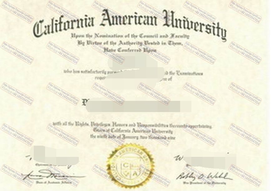 How to create fake Make fake California American University Certificate Certificate