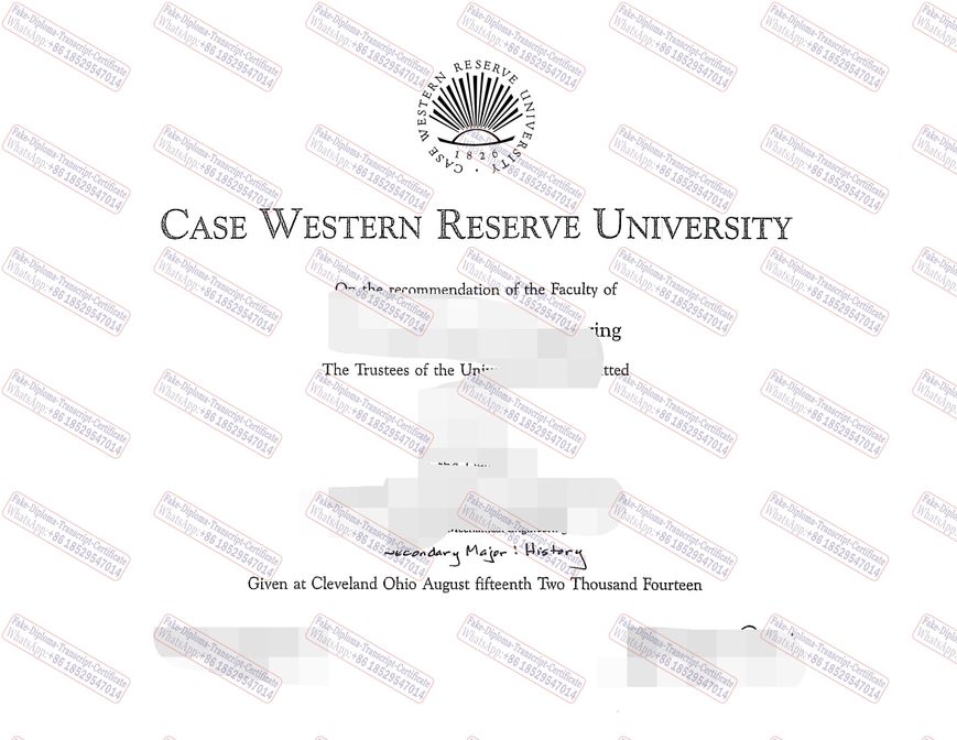 How to create fake Make fake Case Western Reserve University Degree Certificate