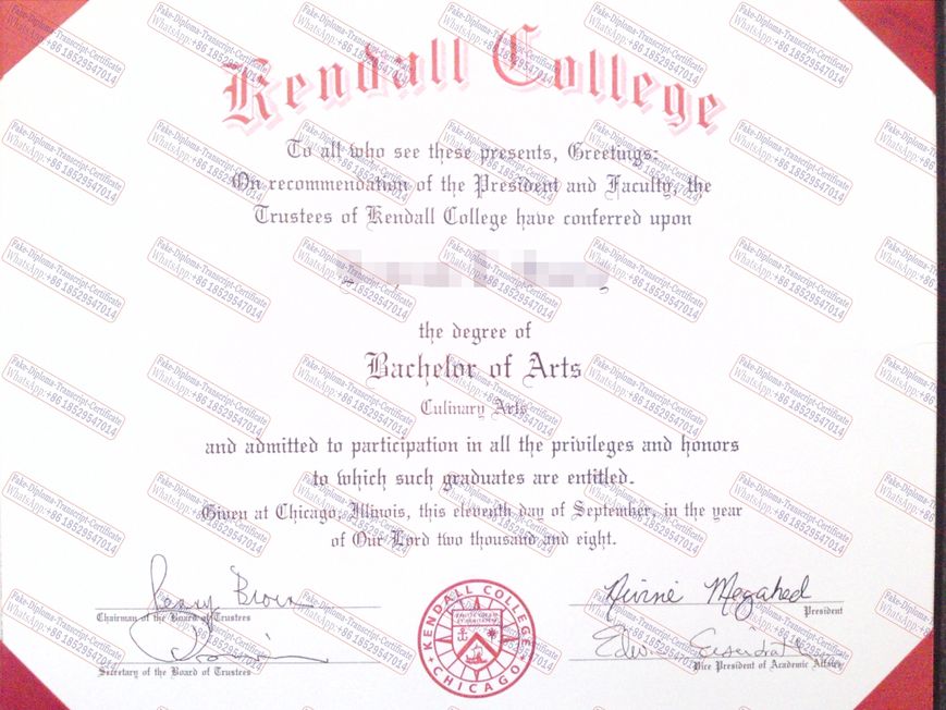 How to create fake Make fake Kendall College Certificate Degree