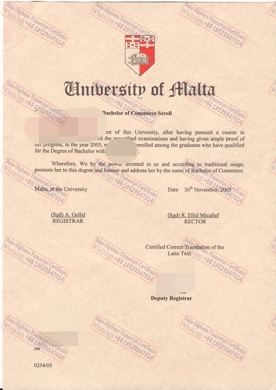 How to create fake Malta university Degree