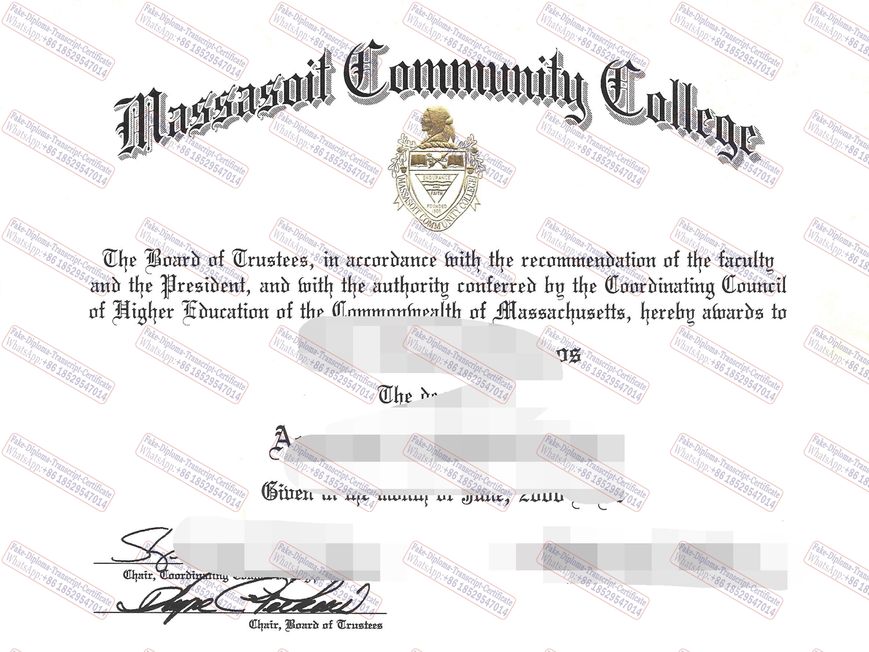 How to create fake Massasoit Community College Diploma