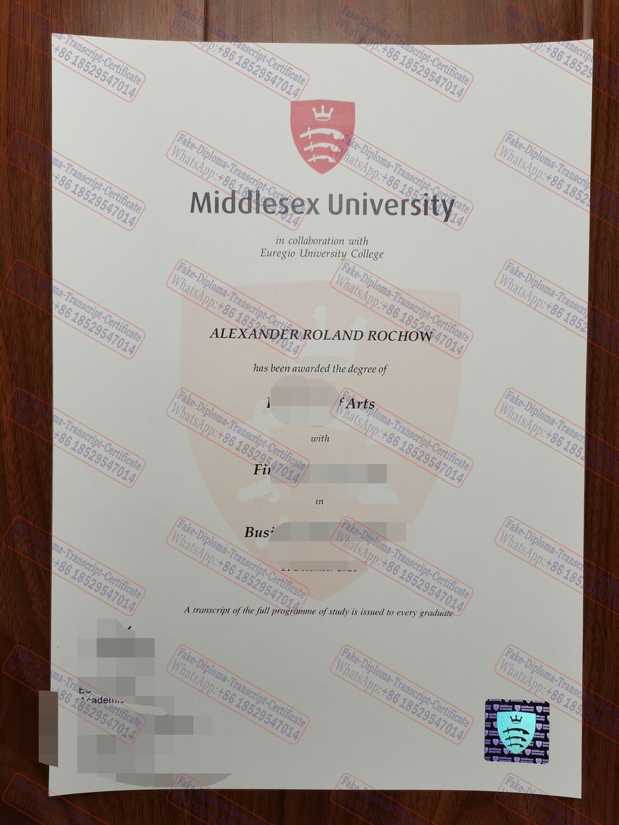 How to create fake Middlesex University Degree