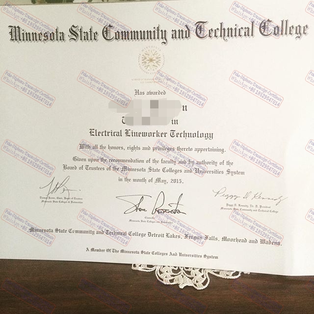 How to create fake Minnesota State Community and Technical College Certificate