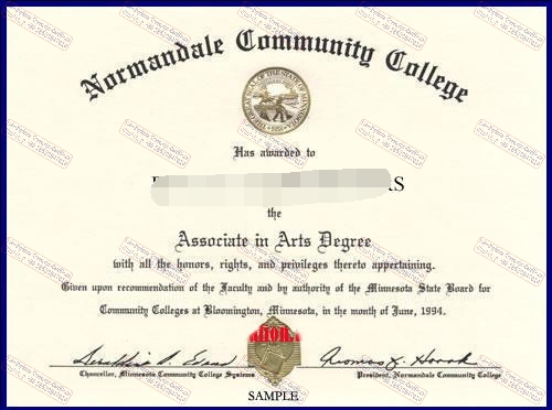 How to create fake Normandale Community College Degree