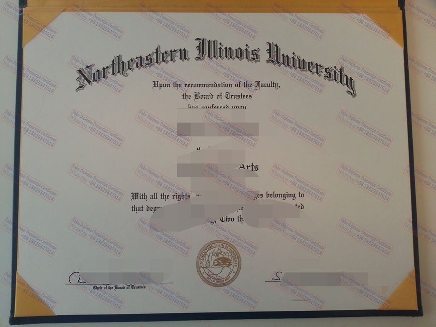 How to create fake Northeastern Illinois University Certificate