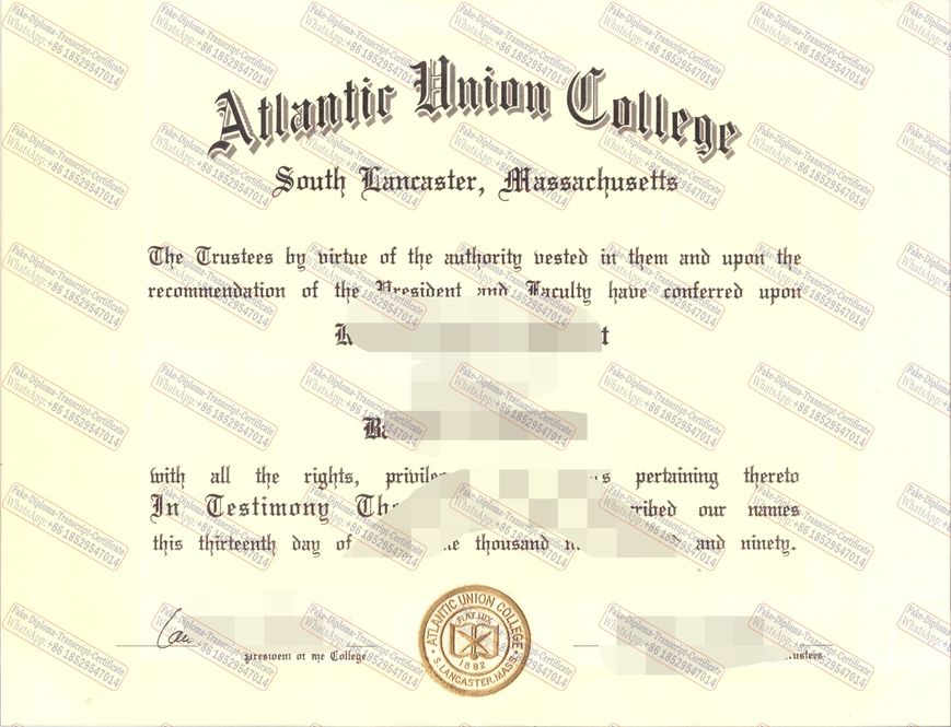 How to create fake Purchase phony Atlantic Union College Degree Degree