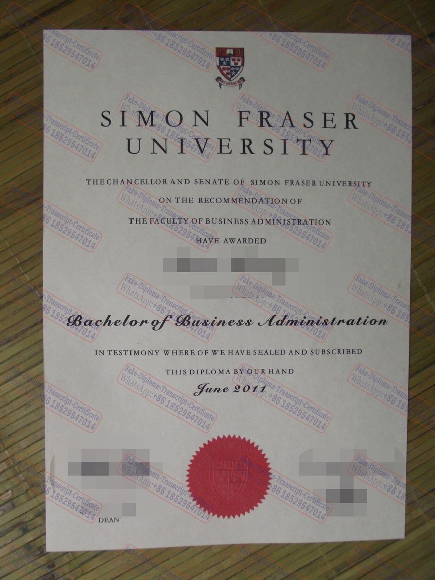 How to create fake Simon Fraser University Degree