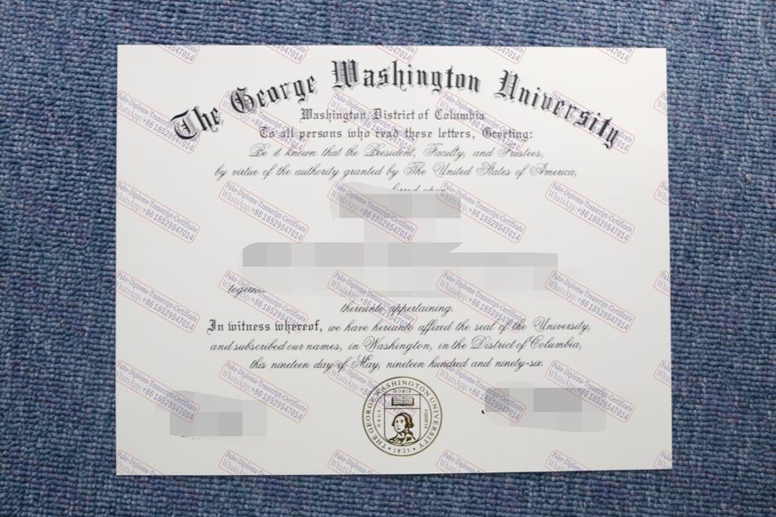 How to create fake The George Washington University Degree