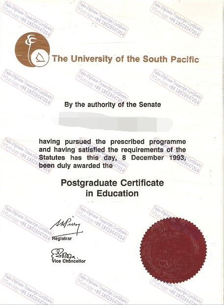 How to create fake USP The University of The south Pacific Degree