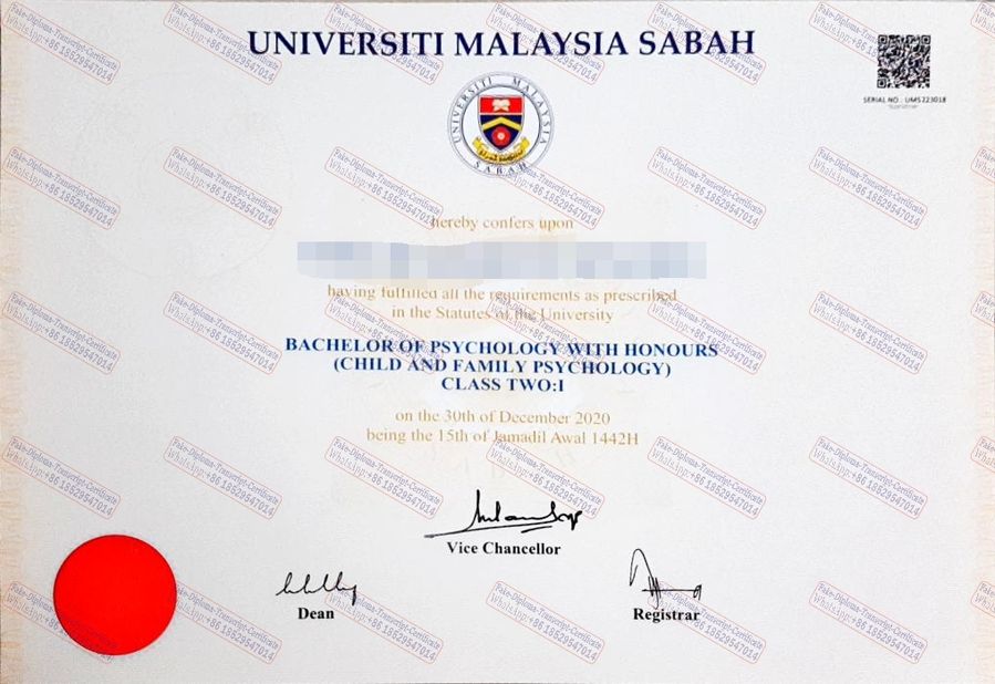 How to create fake Universiti Malaysia Sabah Certificate