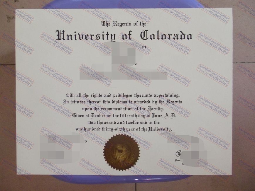 How to create fake University of Colorado Degree