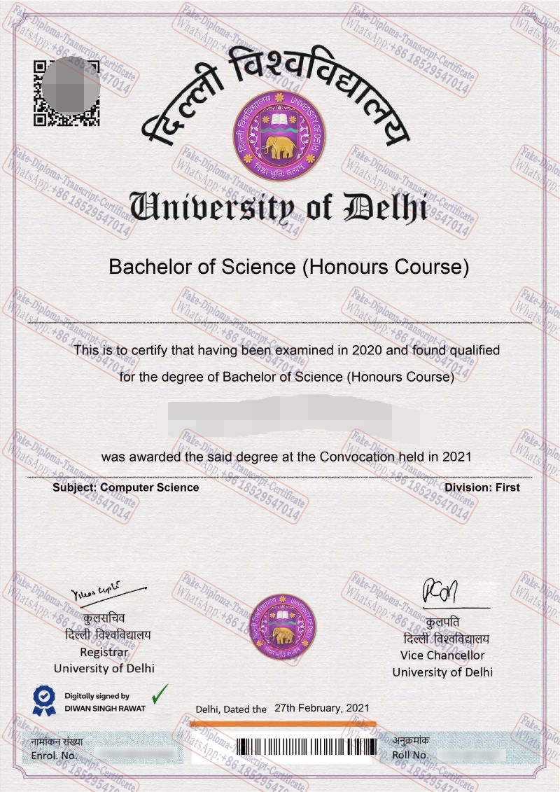 How to create fake University of Delhi Degree