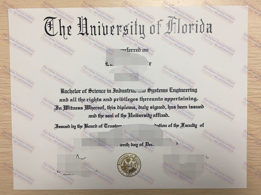 How to create fake University of florida Certificate