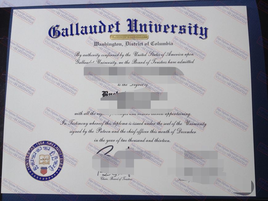 How to create fake gallaudet University Degree