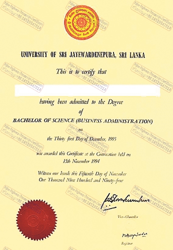 How to create fake university of sri jayawardenapura Diploma