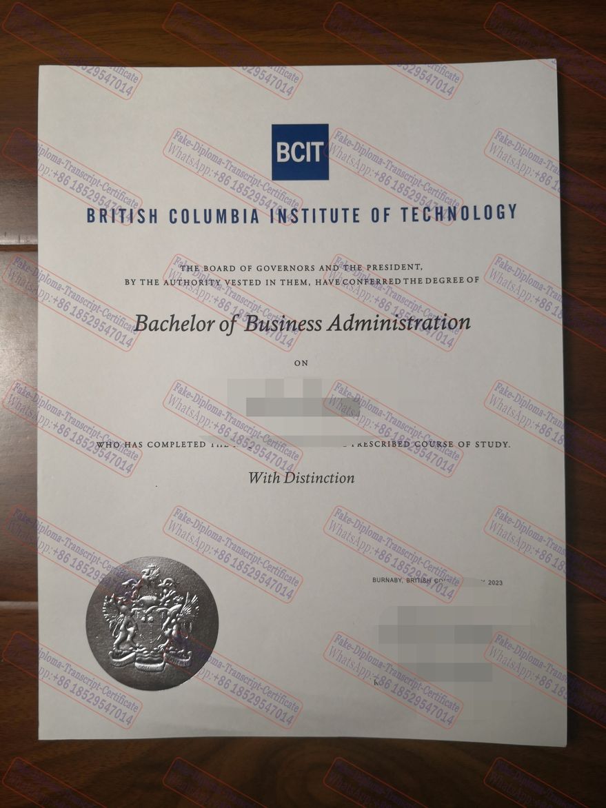 How to order fake British Columbia Institute of Technology (BCIT) Certificate