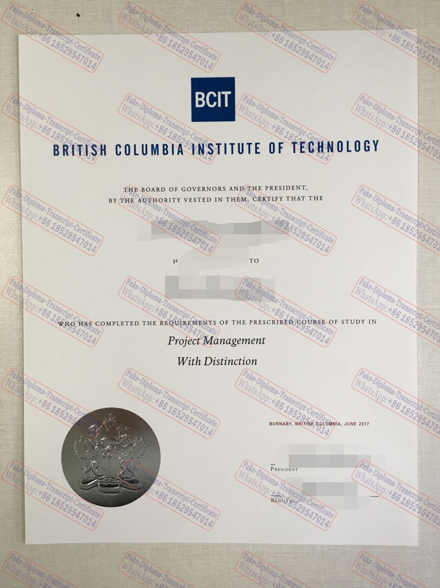 How to order fake British Columbia Institute of Technology Certificate