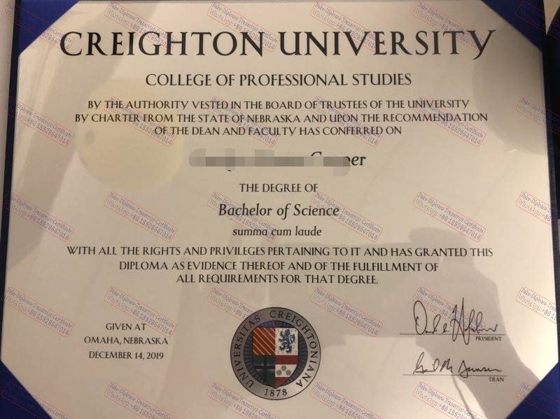 How to order fake Creighton University Degree