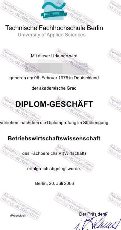 How to order fake Hochschulen Berlin Certificate