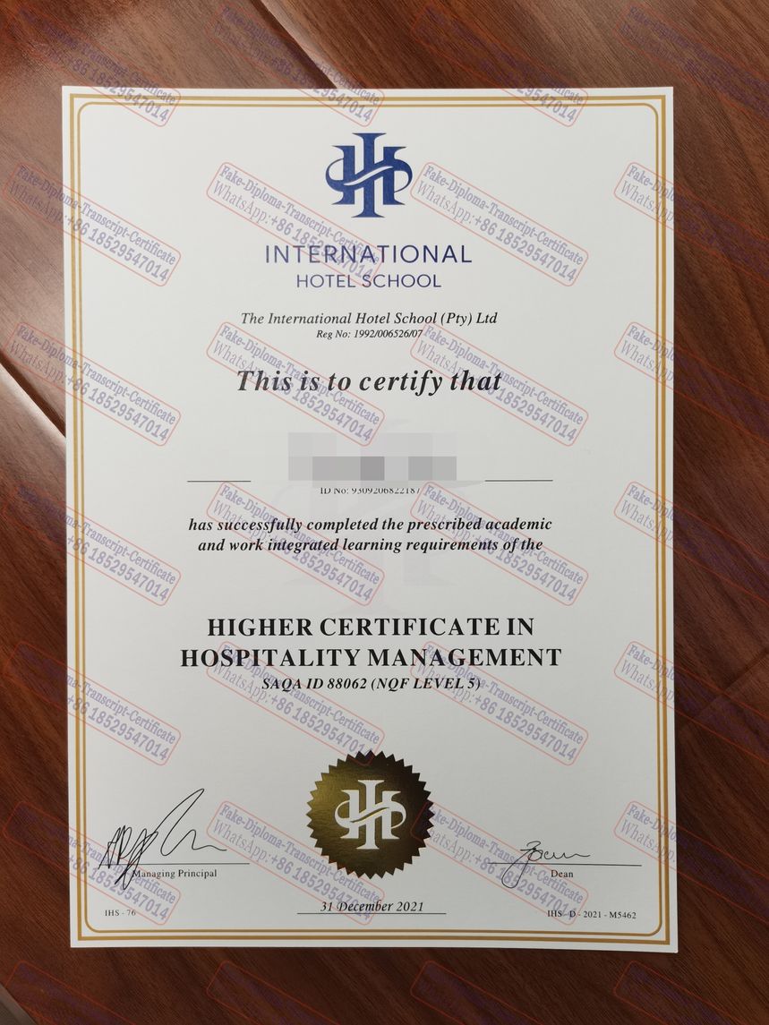 How to order fake International Hotel School Degree