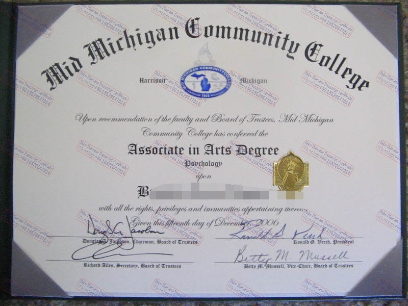 How to order fake Mid Michigan Community College Certificate