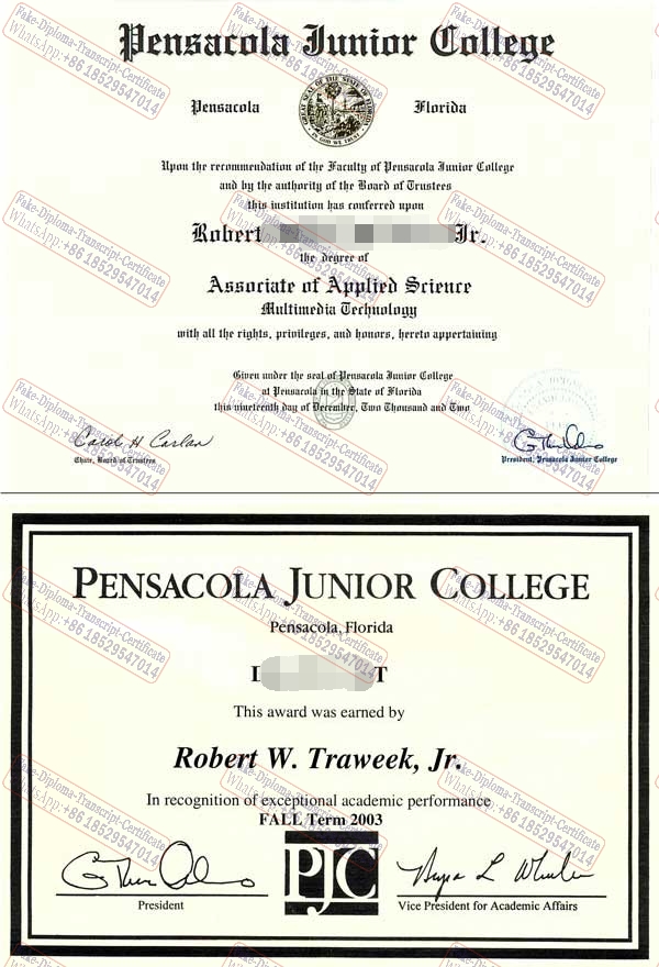 How to order fake Pensacola Junior College Diploma