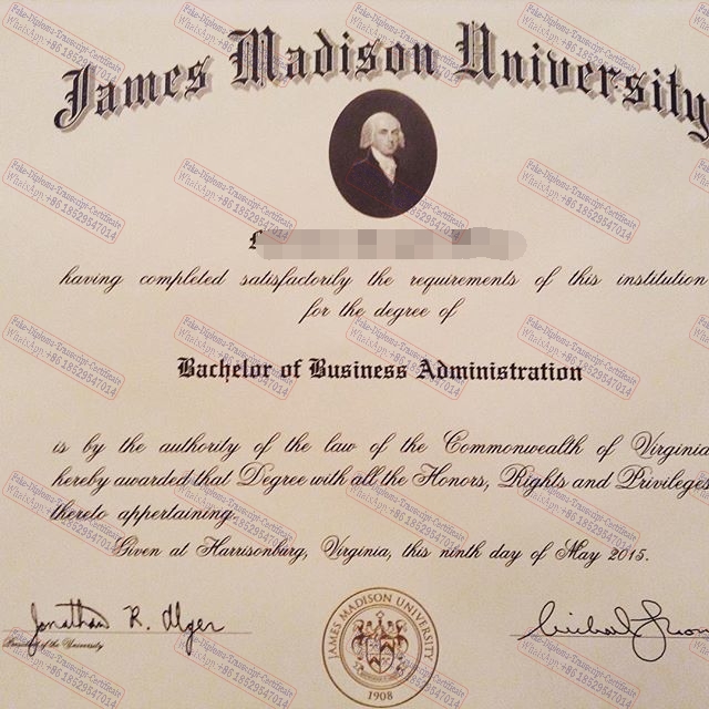 How to order fake Purchase fake James Madison University Certificate Diploma