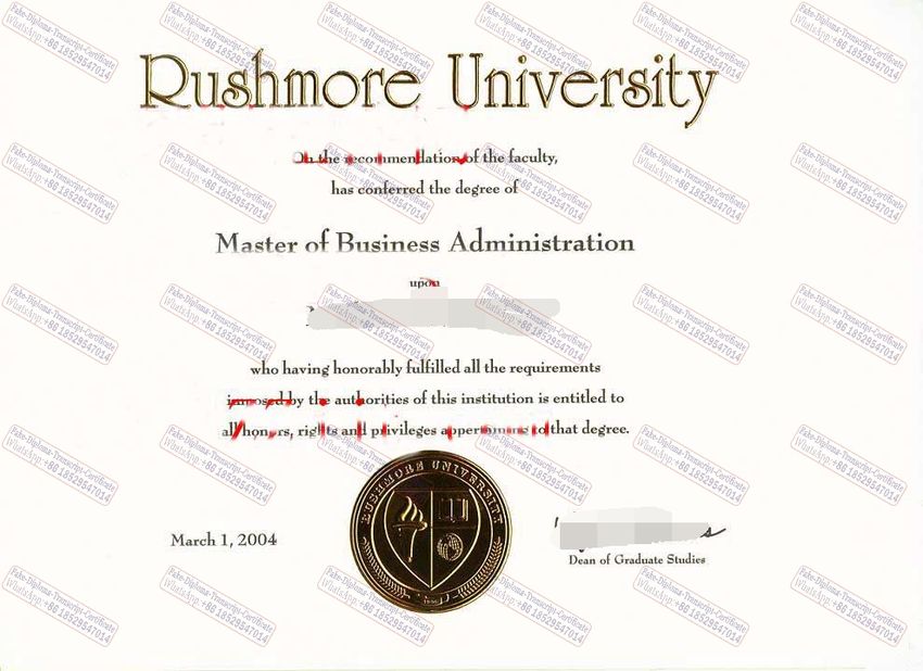 How to order fake Rushmore University Degree