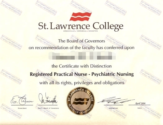 How to order fake St Lawrence College Diploma