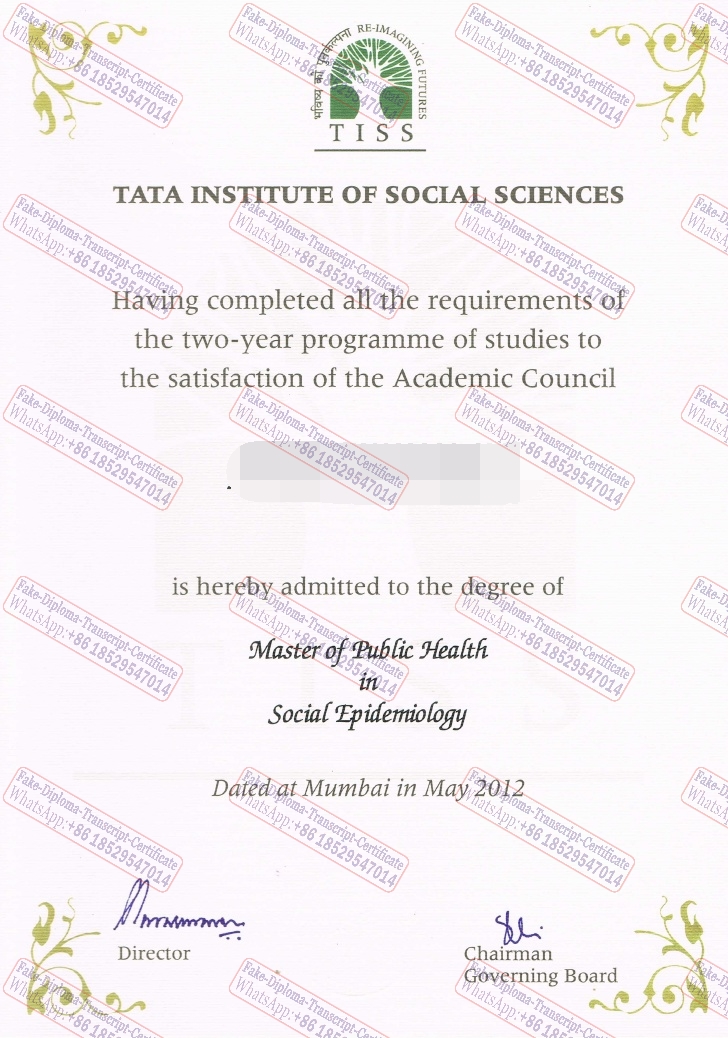 How to order fake Tata Institute of Social Sciences Certificate