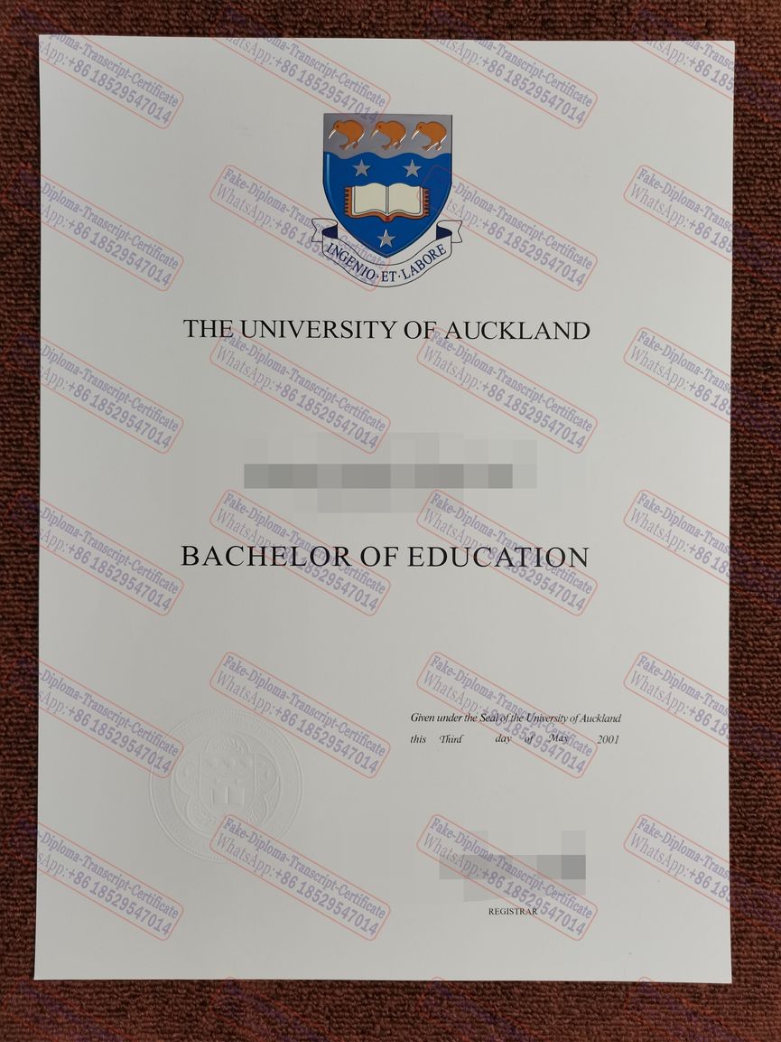 How to order fake The University of Auckland Certificate