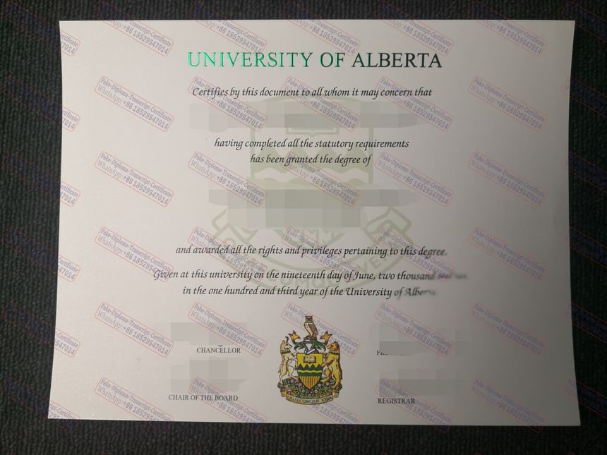 How to order fake University of Alberta Certificate