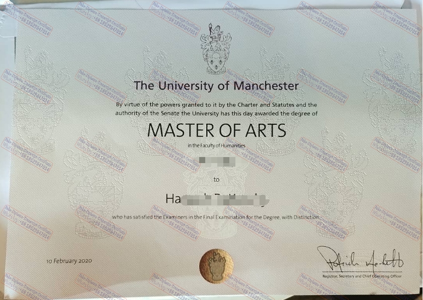 How to order fake University of Manchester Diploma