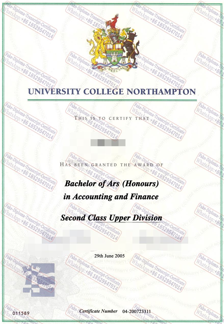 How to order fake University of Northampton(UON） Degree