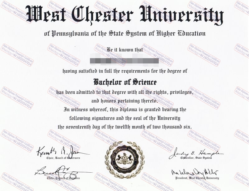 How to order fake West Chester University of Pennsylvania Diploma