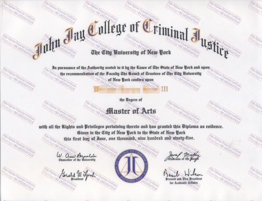 How to purchase fake CUNY John Jay College of Criminal Justice Degree