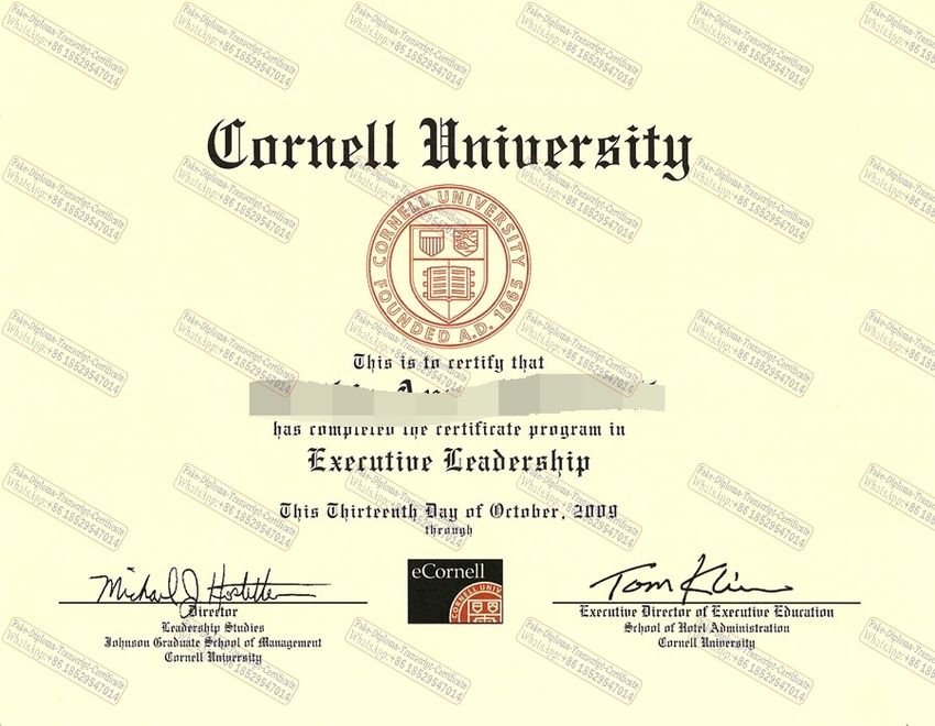 How to purchase fake Cornell University Certificate