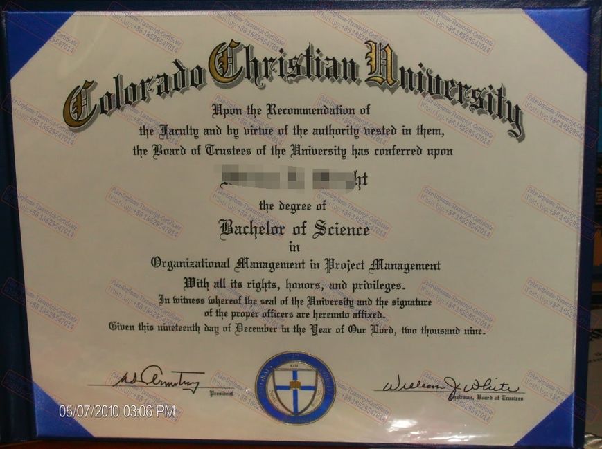 How to purchase fake Fake Colorado Christian University Diploma Degree