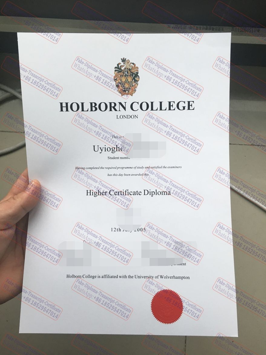 How to purchase fake Holborn College Diploma