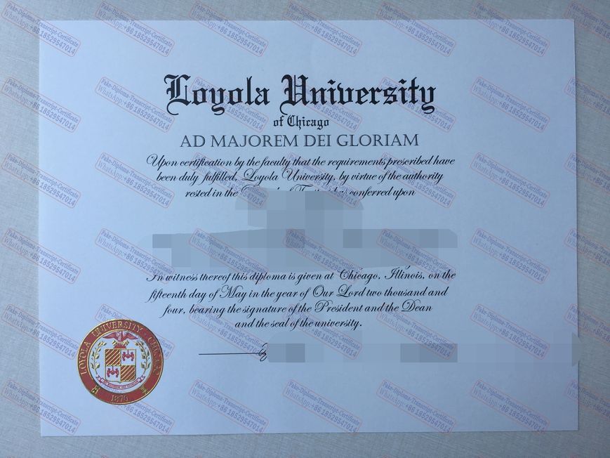 How to purchase fake Make fake Loyola University Chicago Diploma Degree