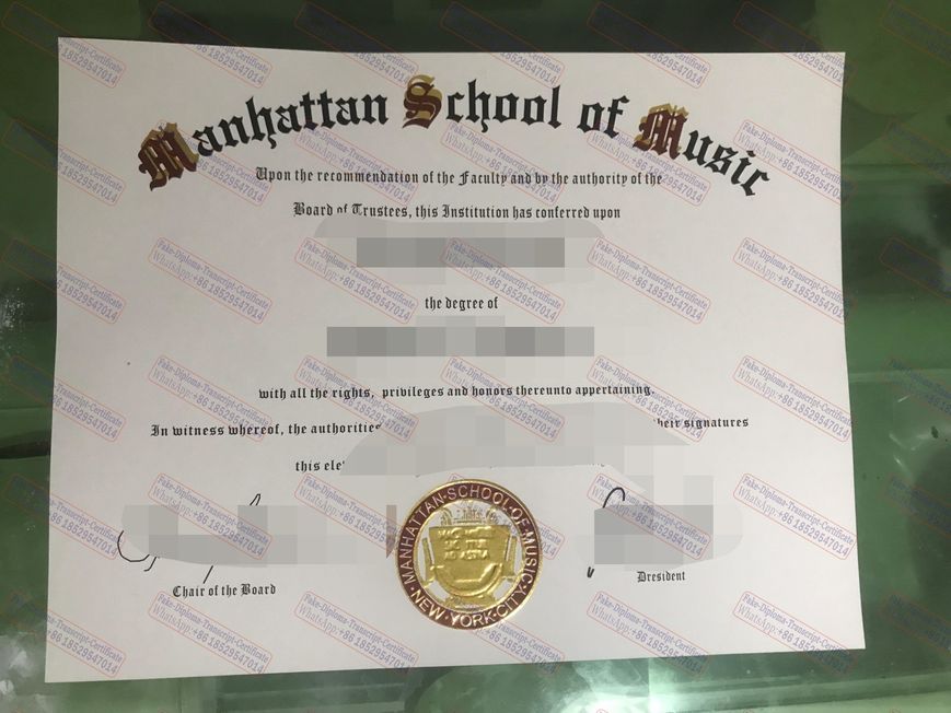 How to purchase fake Manhattan School of Music Certificate