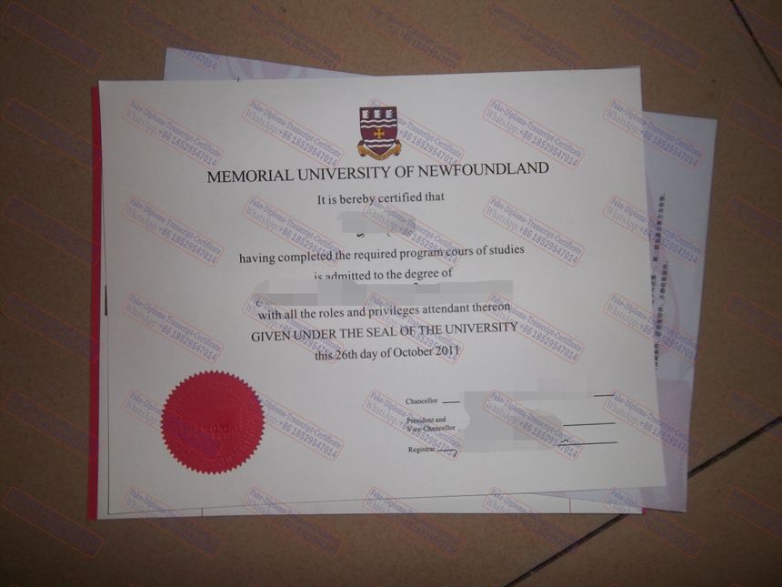 How to purchase fake Memorial University of Newfoundland Diploma