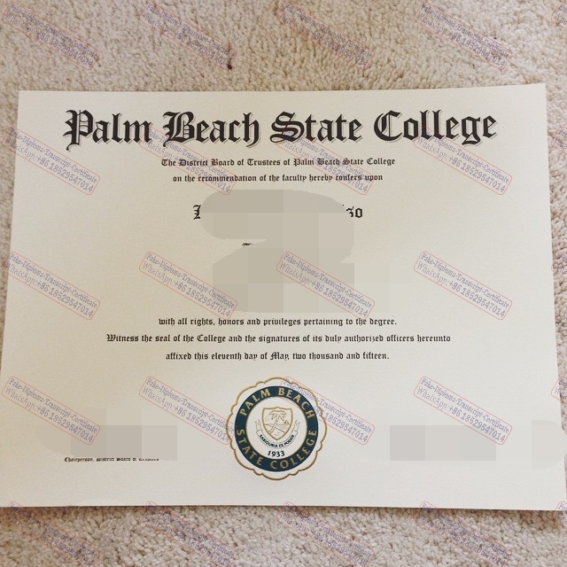 How to purchase fake Palm Beach State College Certificate