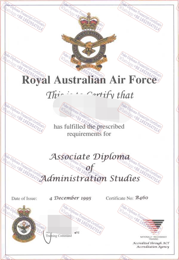 How to purchase fake Royal Australian Air Force Certificate